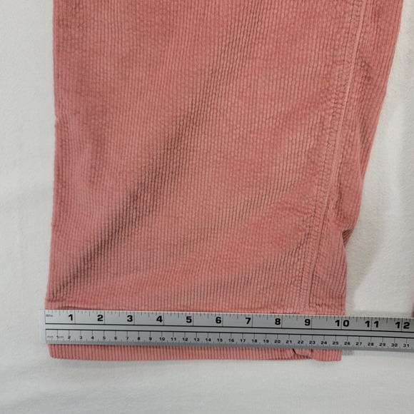 American Eagle Pants Womens 0 Pink Corduroy Baggy Wide Leg High Rise Cargo - Picture 11 of 12